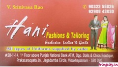 Hani Fashions and Tailoring