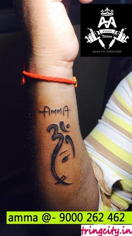 cute APPA AMMA tattoo design/temporary tattoo making at home - YouTube