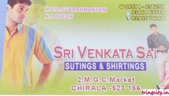Sri Venkata Sai Sutings & Shirtings