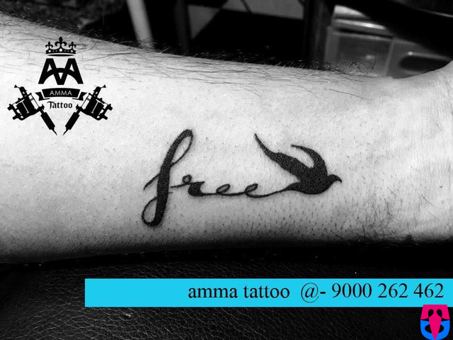 Vijaya Tattoo Rajahmundry#lover name tattoo - YouTube