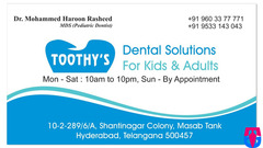 Toothy's Dental Solutions for Kids & Adults