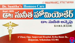 Dr Sunitha's Homoeo Care