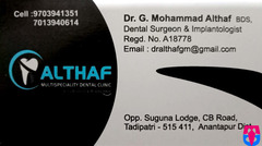 Althaf ( Multi Speciality Dental Clinic )