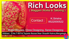 Rich Looks ( Maggam Works & Tailoring )
