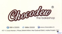 Chocodew The bakes Shop Bhimavaram