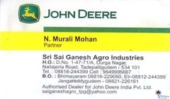 Jhon Deere Sri Sai Ganeshagro Industries